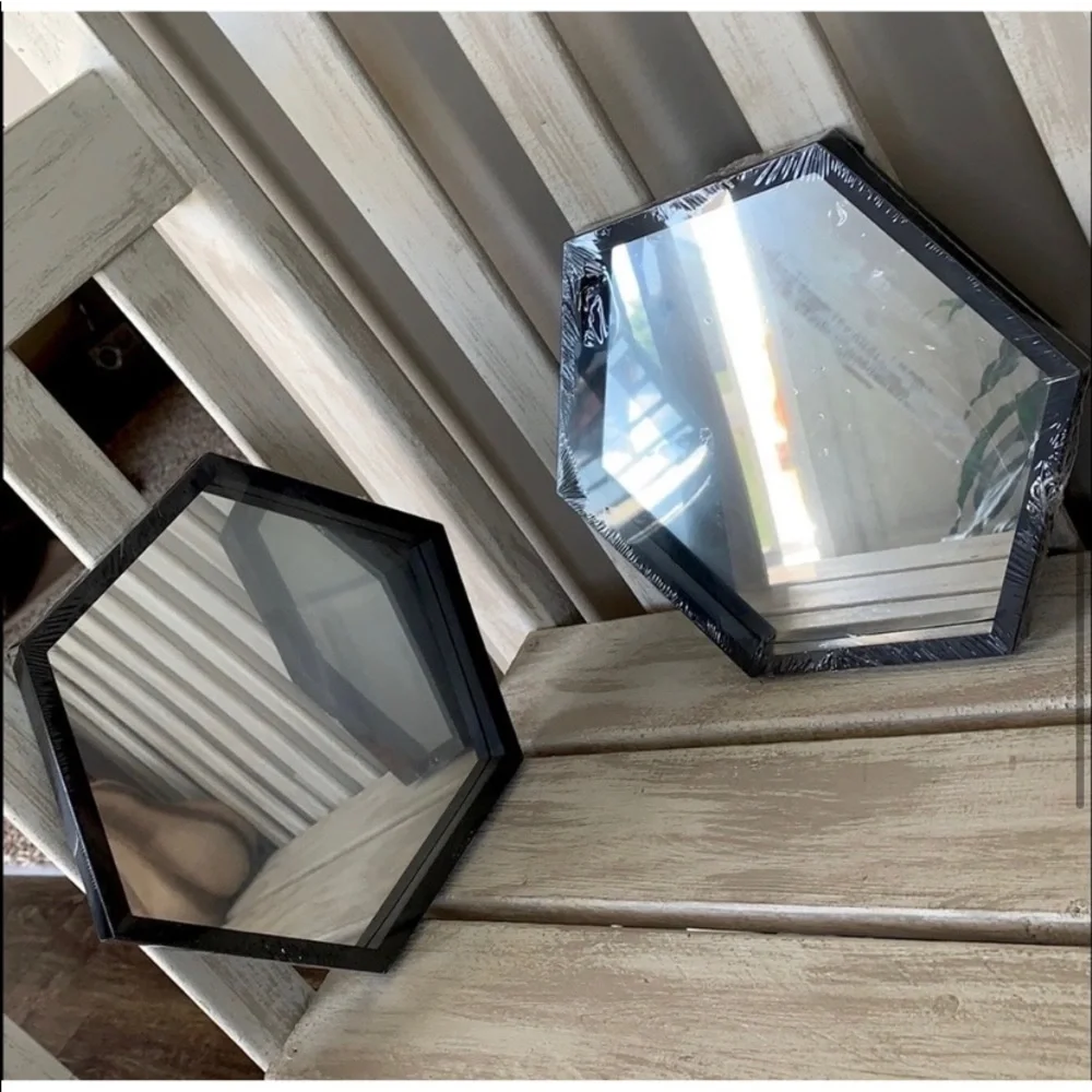 Hexagon Mirror Set (Black) 🪞🆕🪞